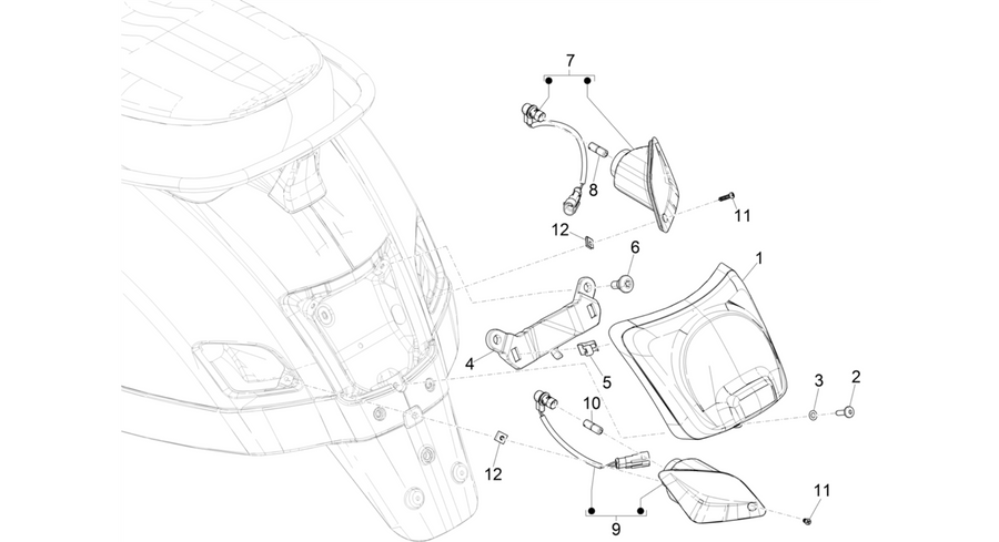 Rear headlamps - Turn signal lamps