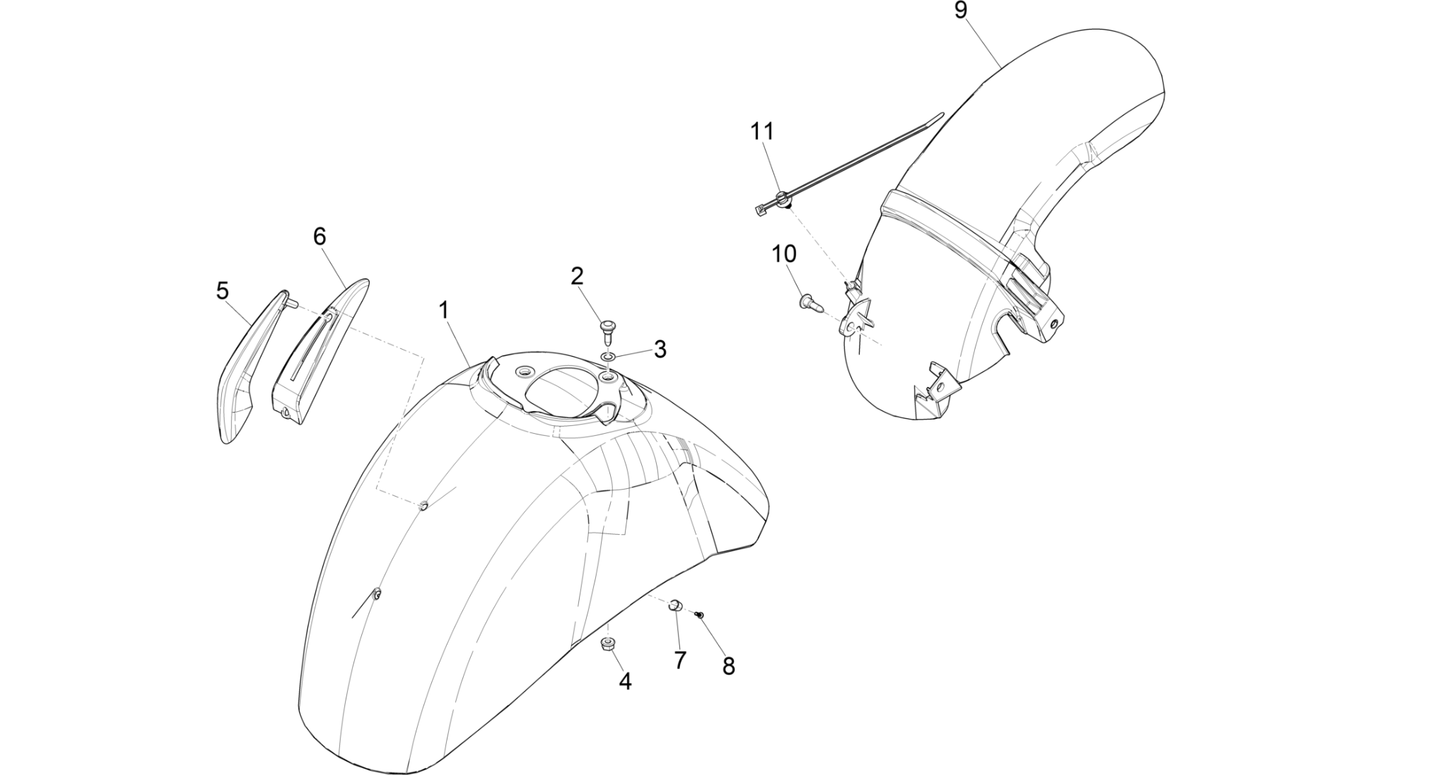 Wheel huosing - Mudguard