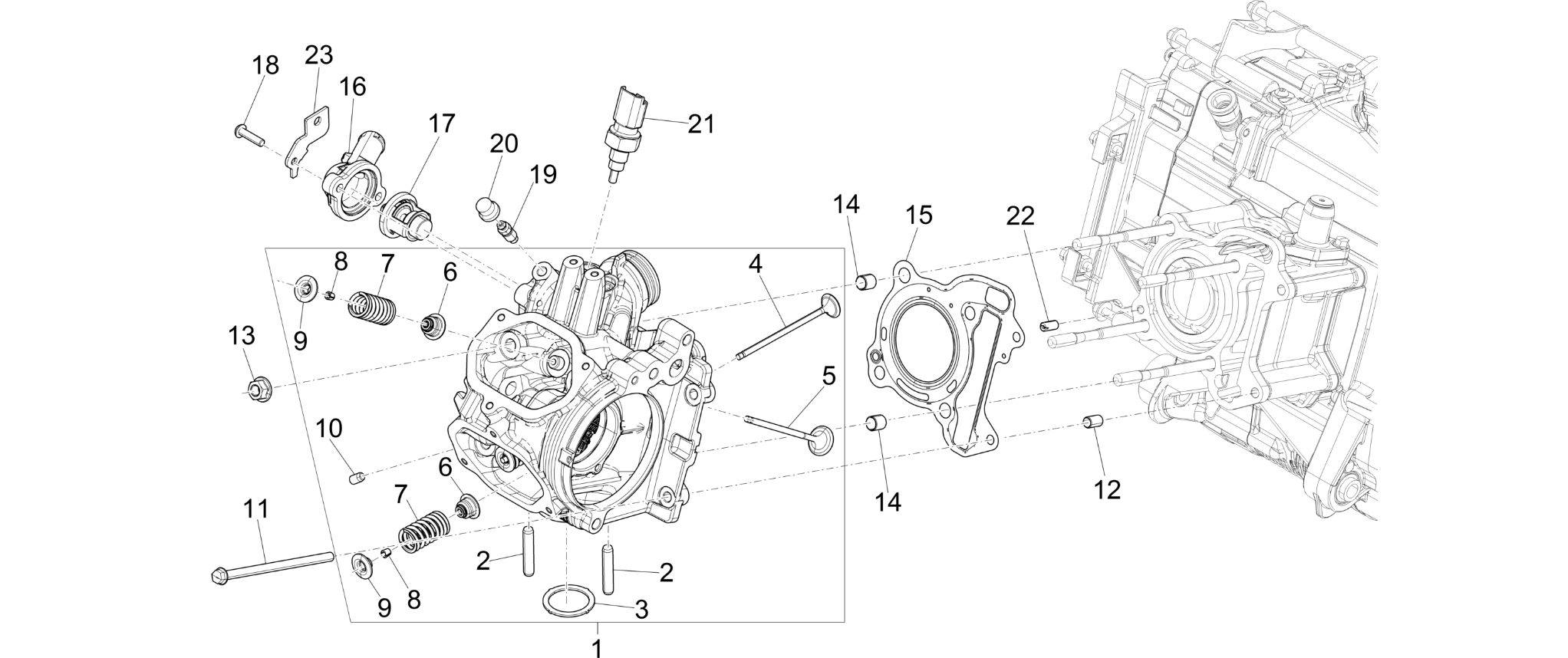 Head unit - Valve