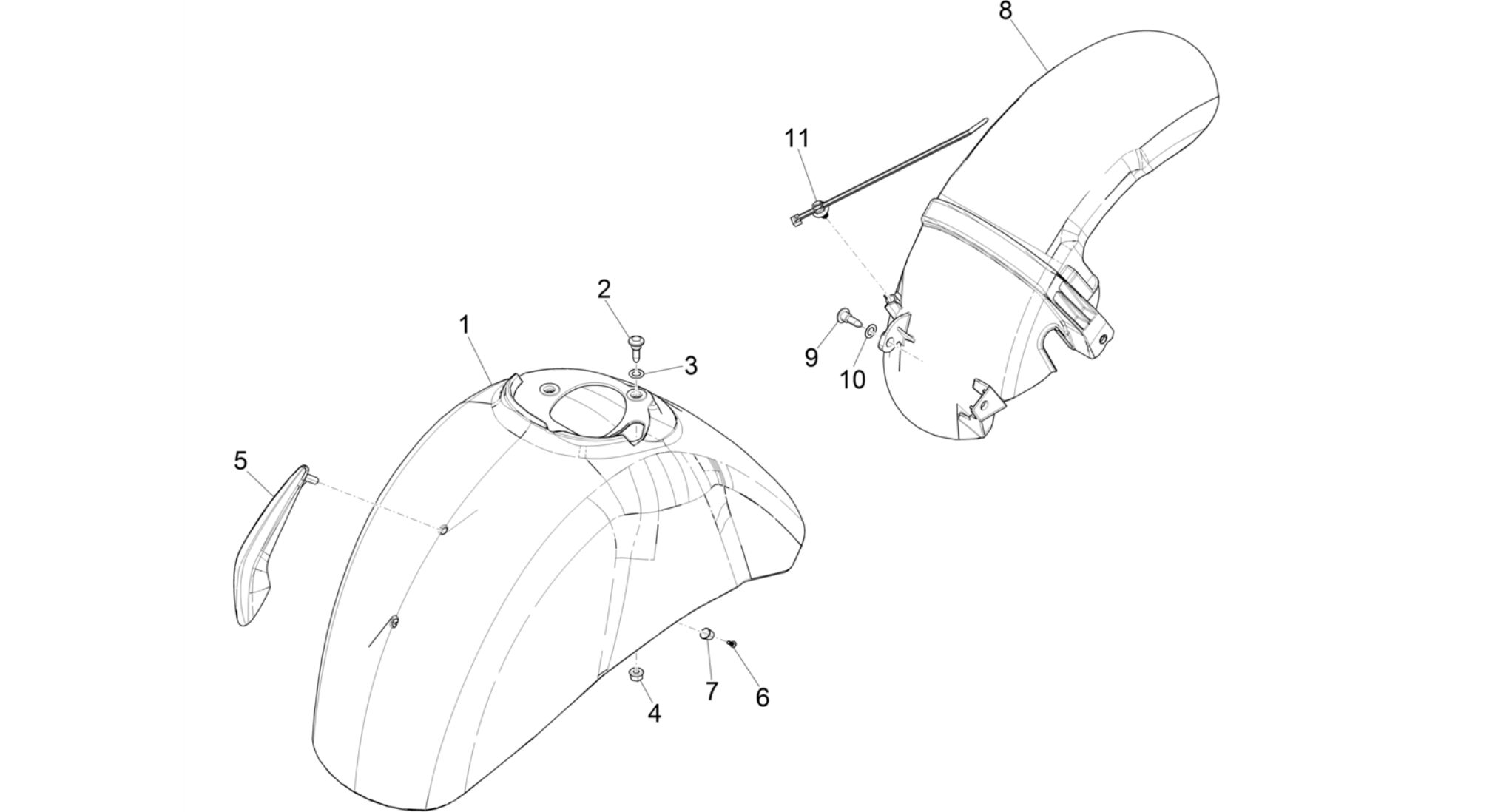 Wheel huosing - Mudguard