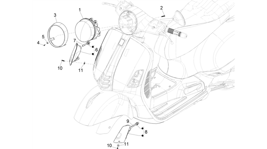 Front headlamps - Turn signal lamps
