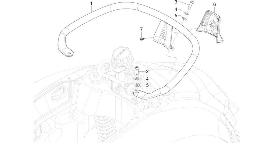 Rear luggage rack