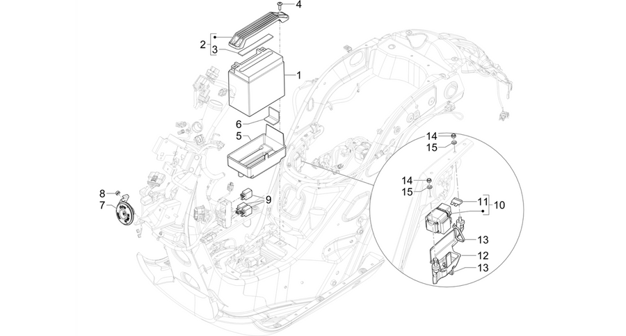 Remote control switches - Battery - Horn