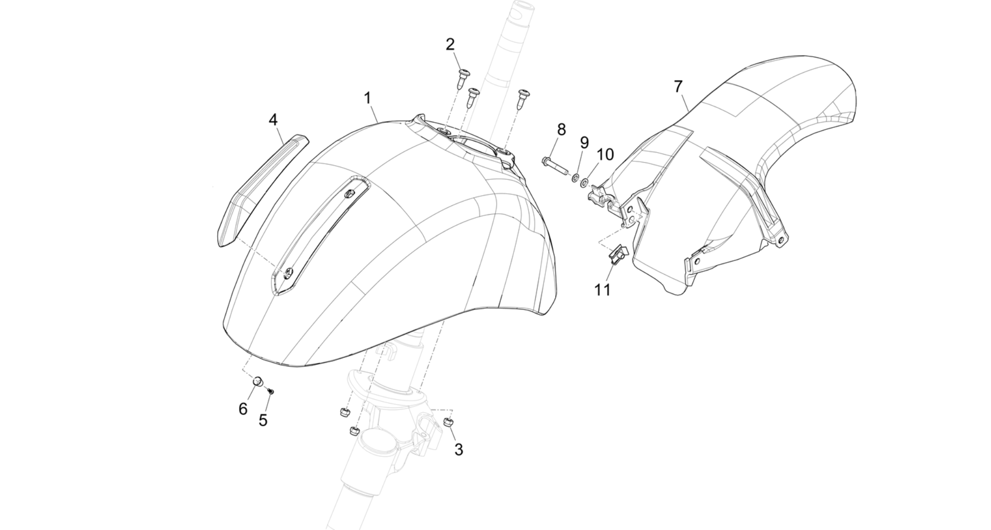 Wheel huosing - Mudguard