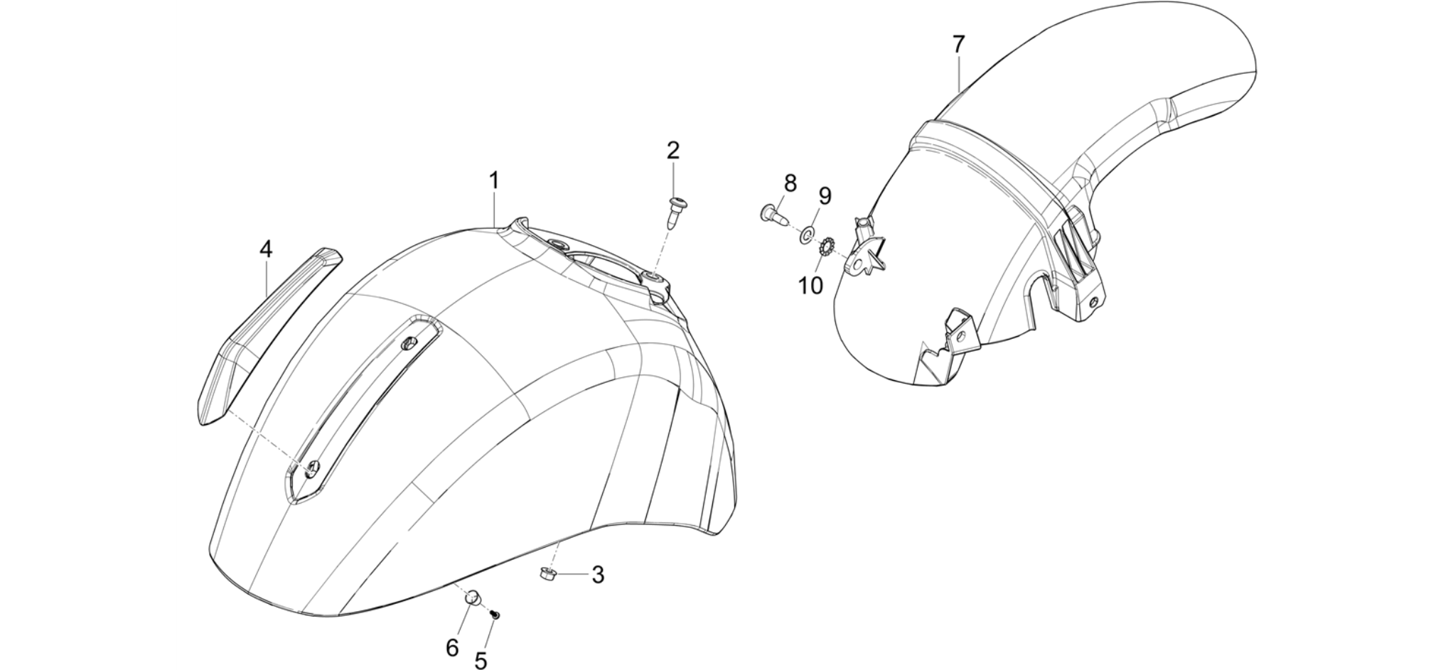 Wheel huosing - Mudguard