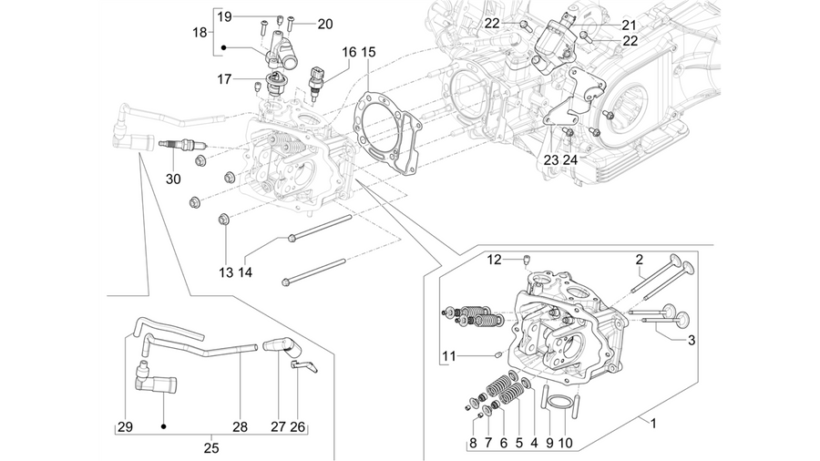 Head unit - Valve
