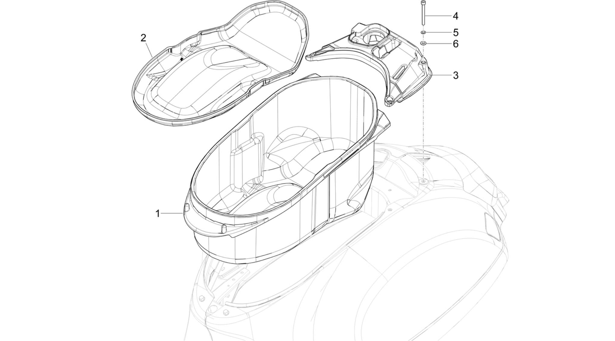 Helmet huosing - Undersaddle
