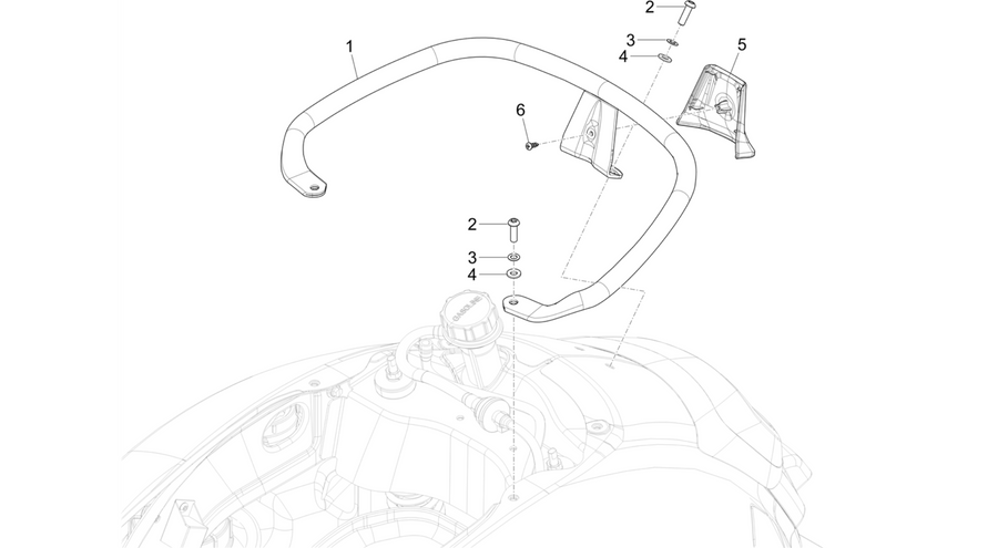 Rear luggage rack