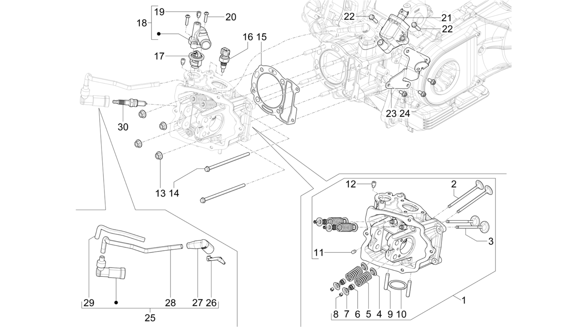Head unit - Valve