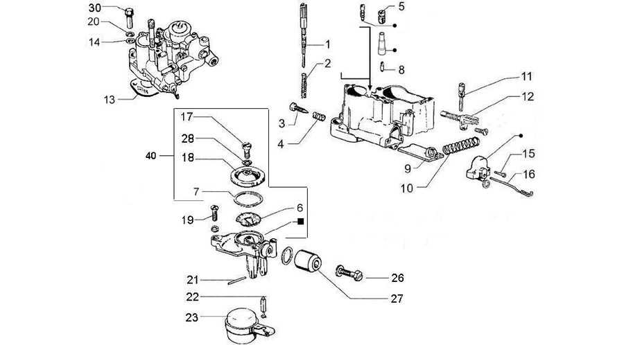 Carburetor's components