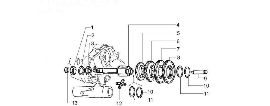 Rear transmission