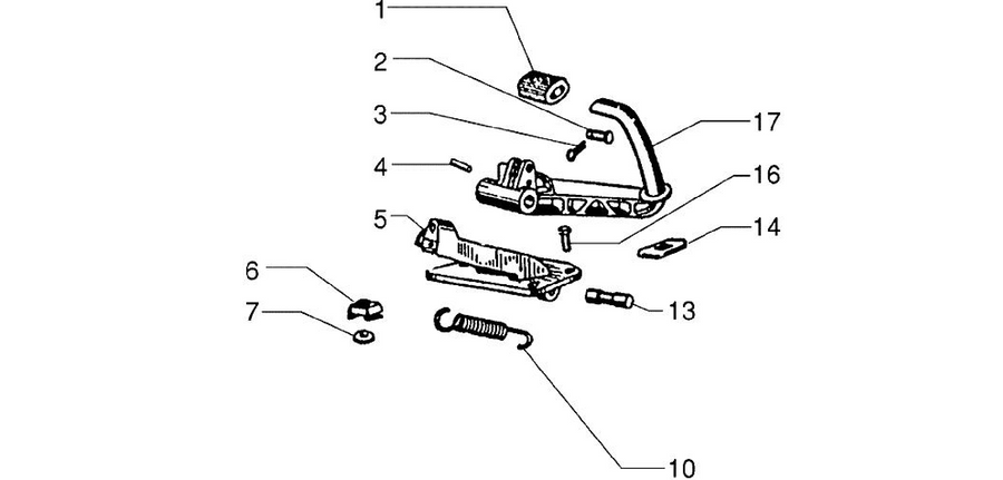 Control pedals - Levers