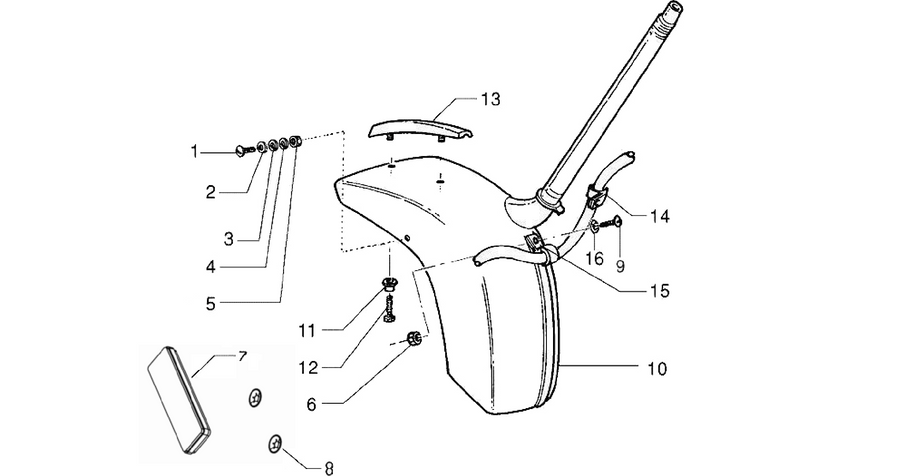 Wheel huosing - Mudguard