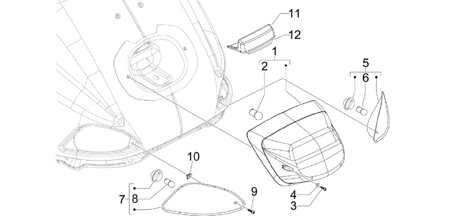 Rear headlamps - Turn signal lamps