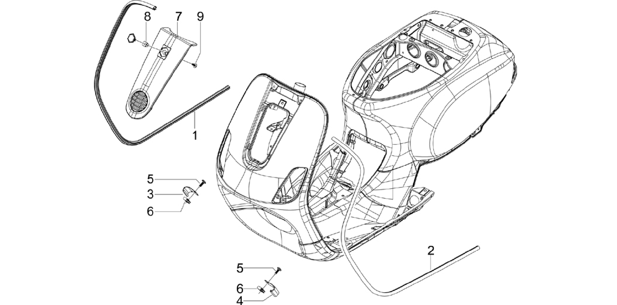 Front shield