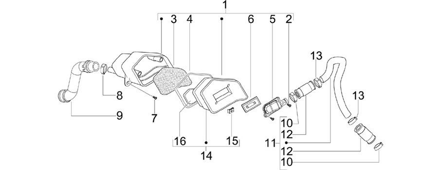 Secondary air box