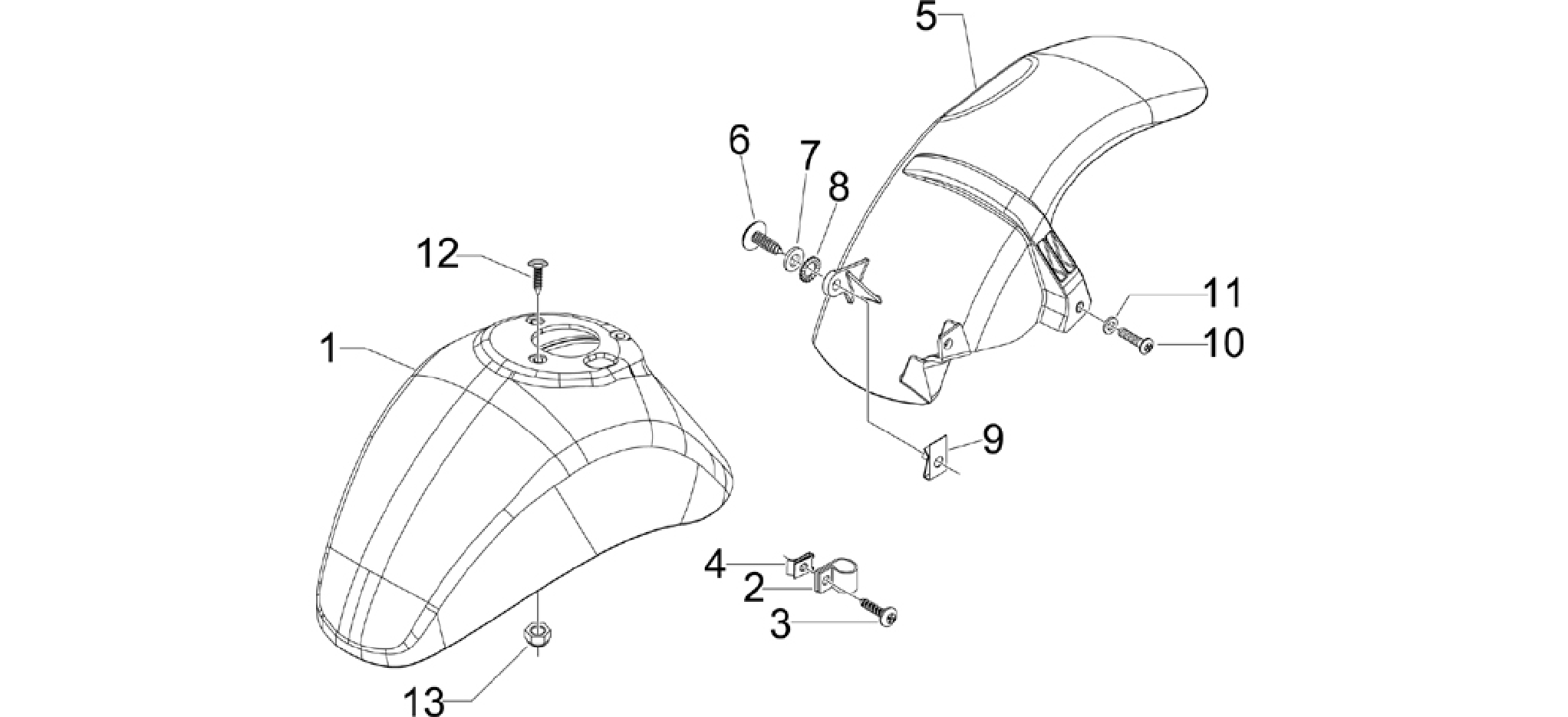 Wheel huosing - Mudguard