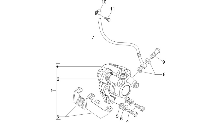 Brakes pipes - Calipers
