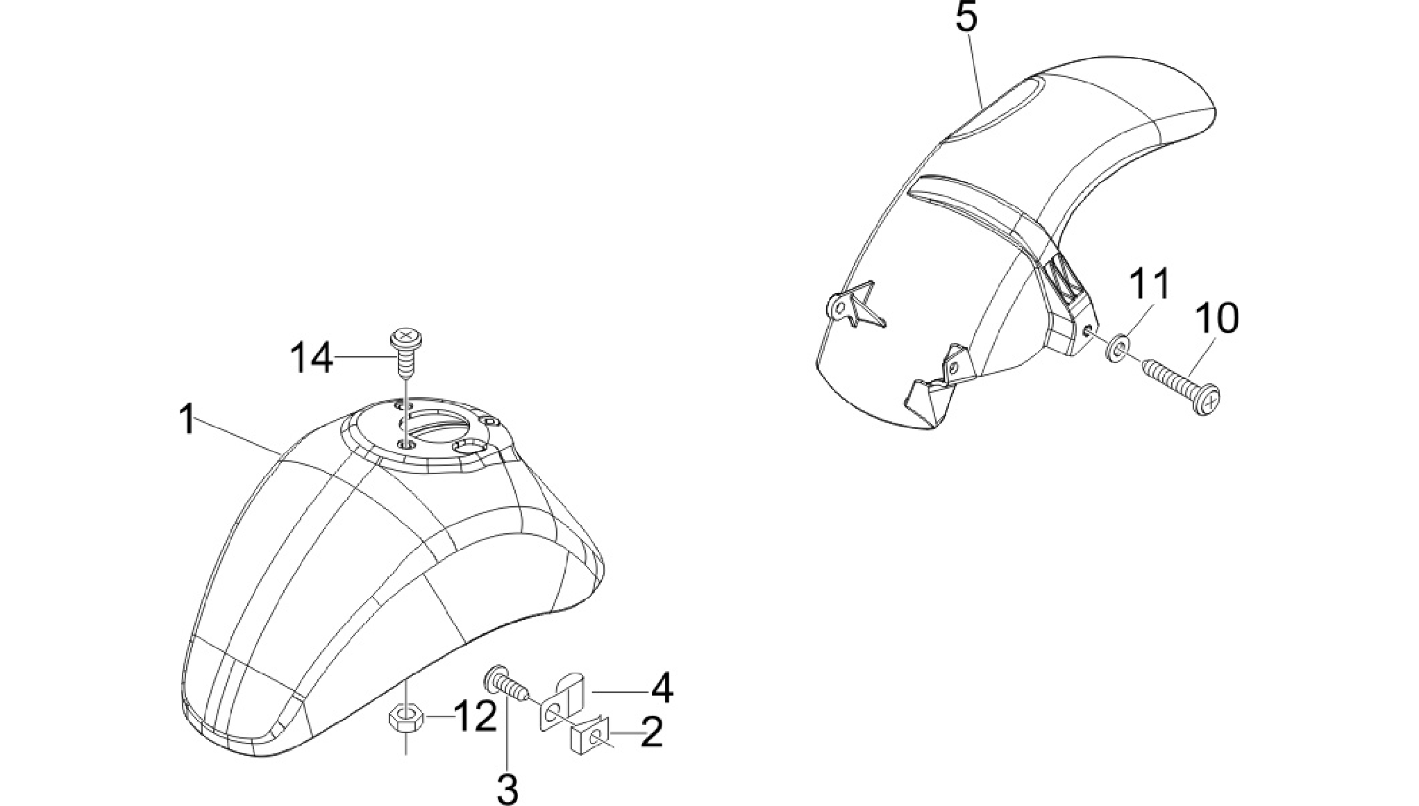 Wheel huosing - Mudguard