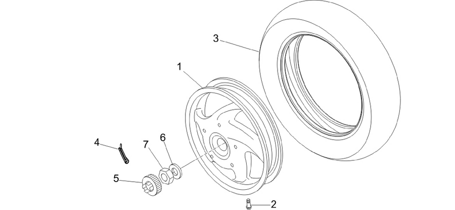 Rear wheel