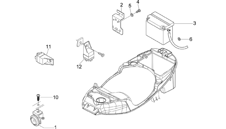Remote control switches - Battery - Horn