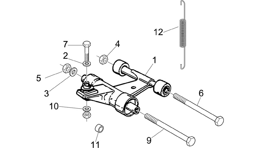 Swinging arm