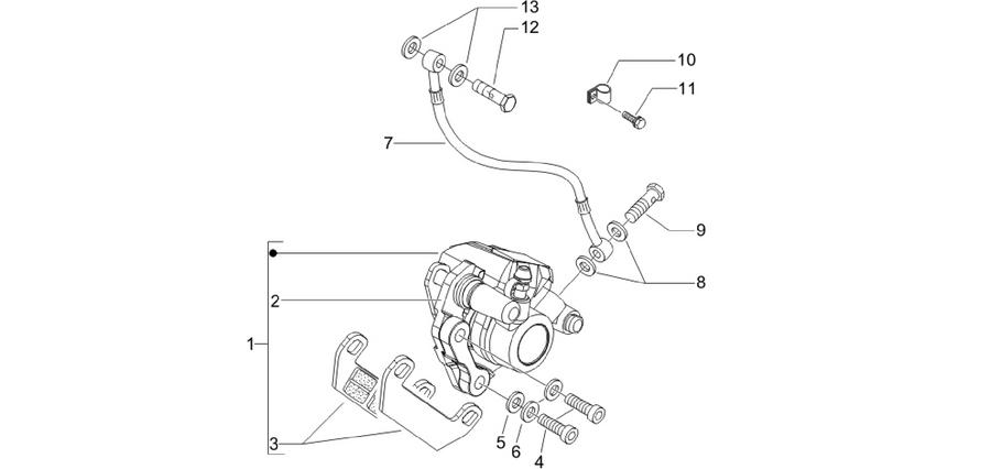 Brakes pipes - Calipers