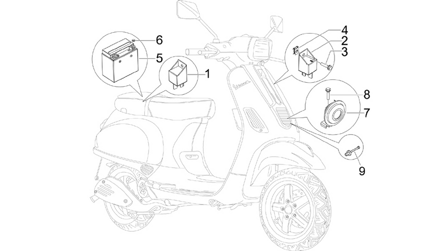 Remote control switches - Battery - Horn
