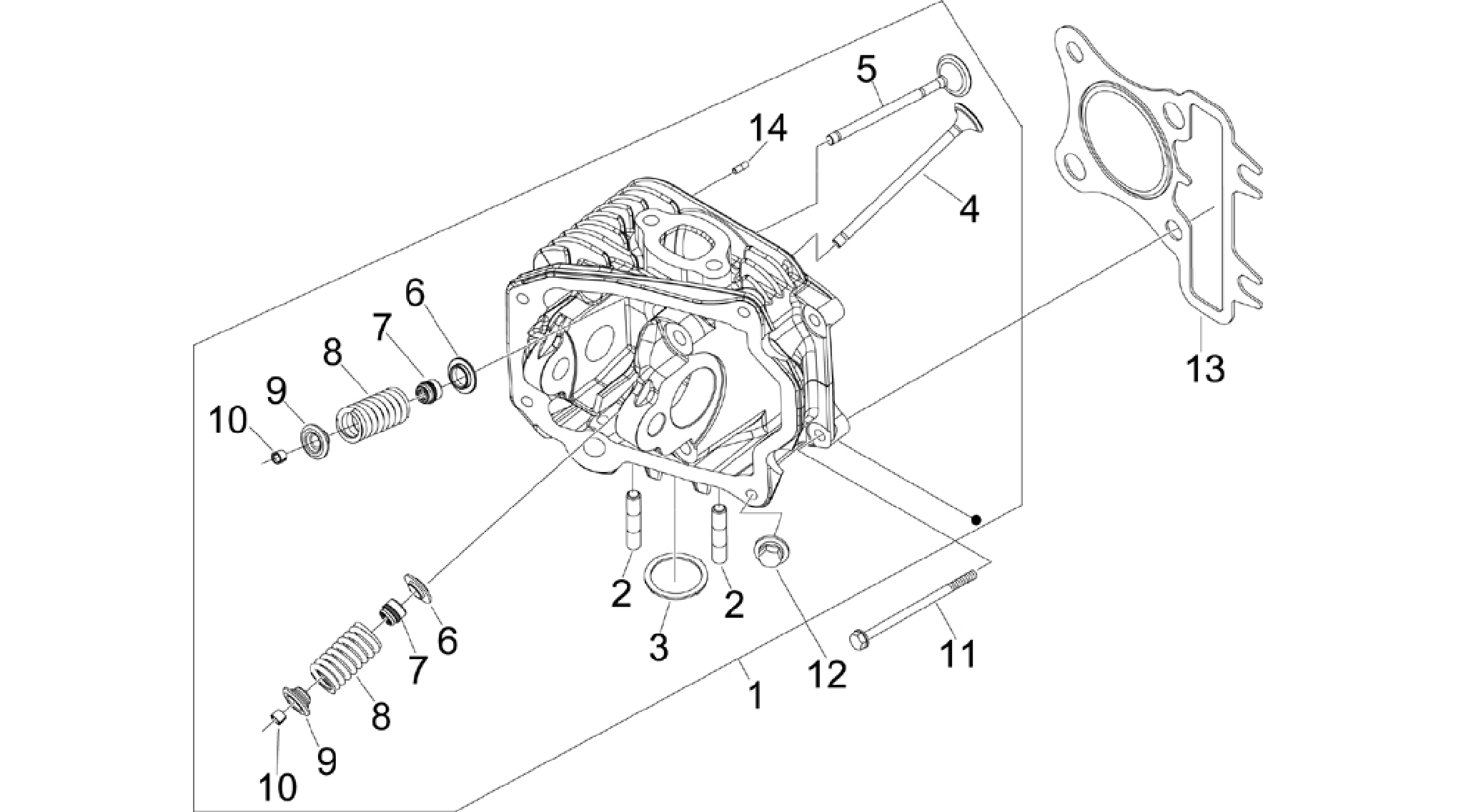 Cylinder head unit - Valve