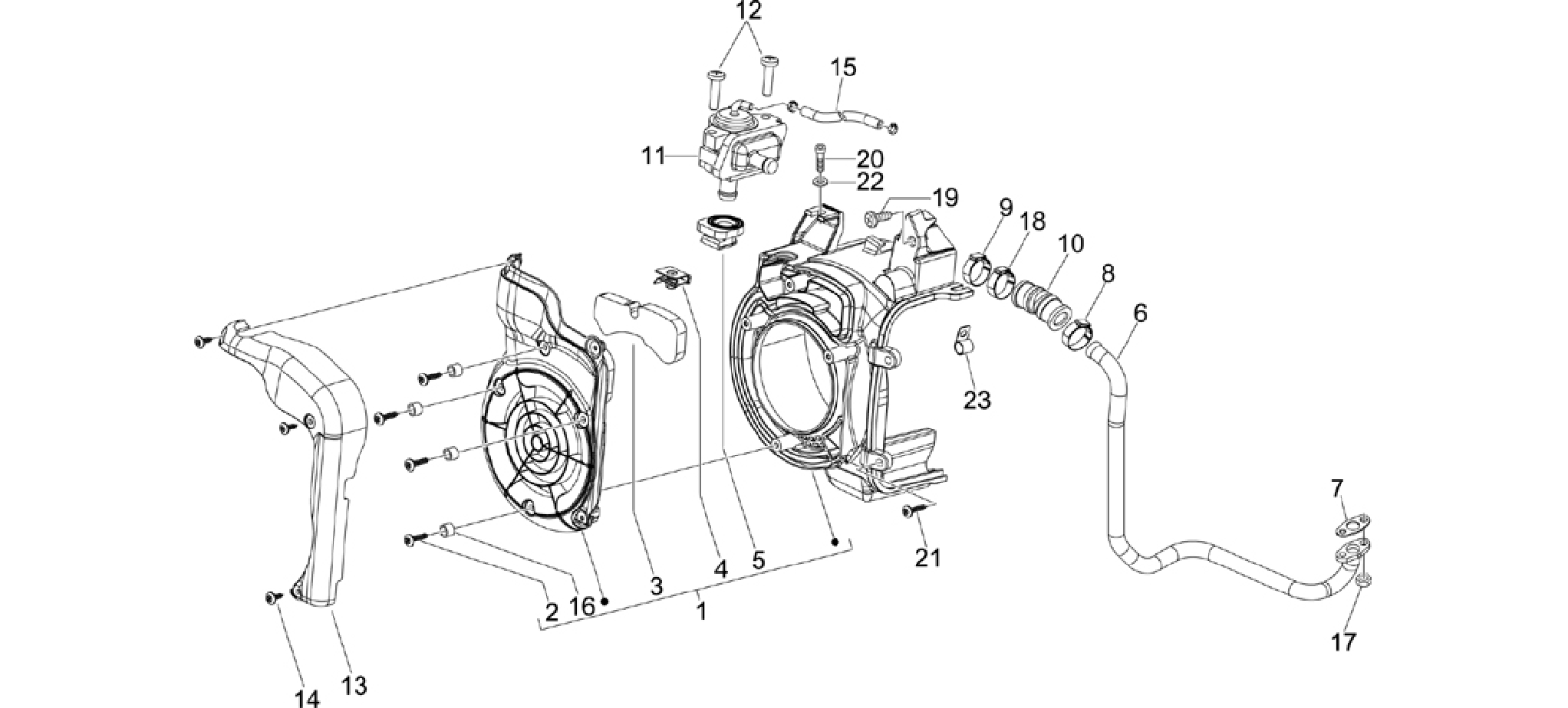 Secondary air box