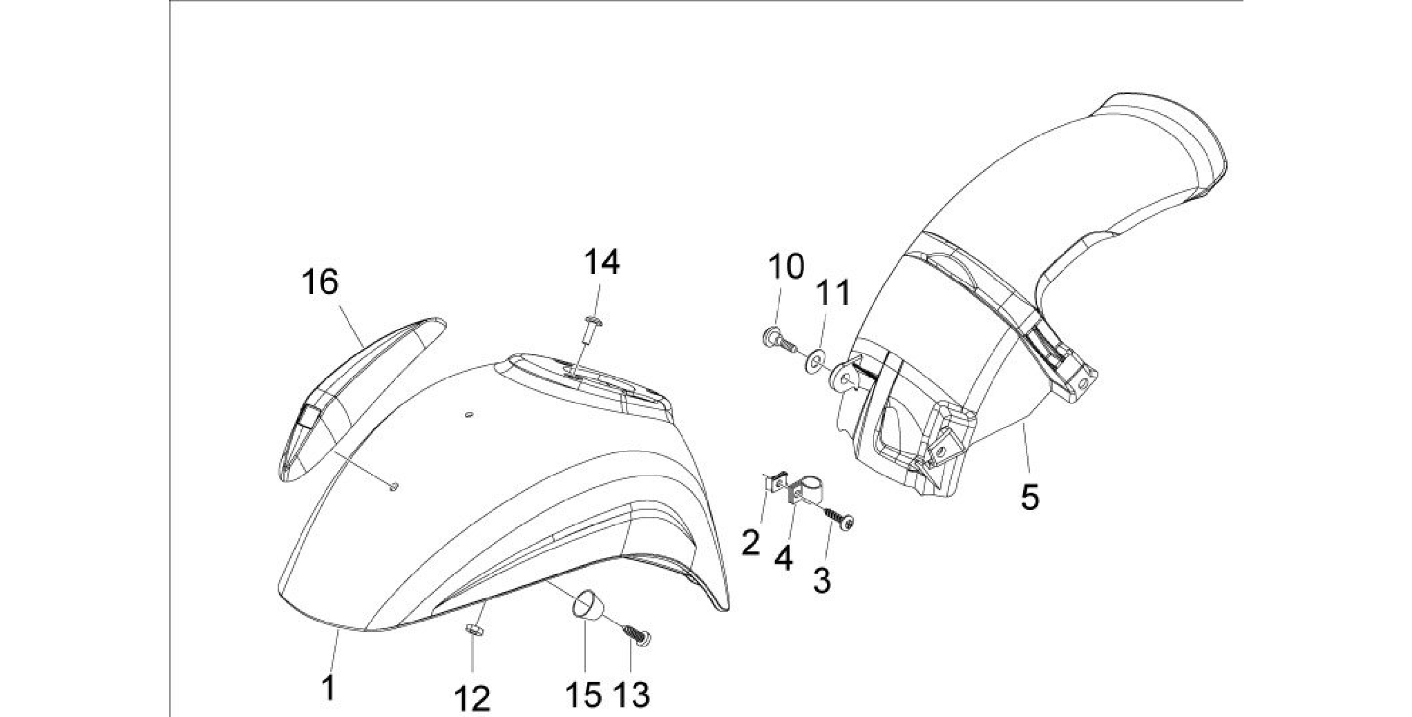Wheel huosing - Mudguard