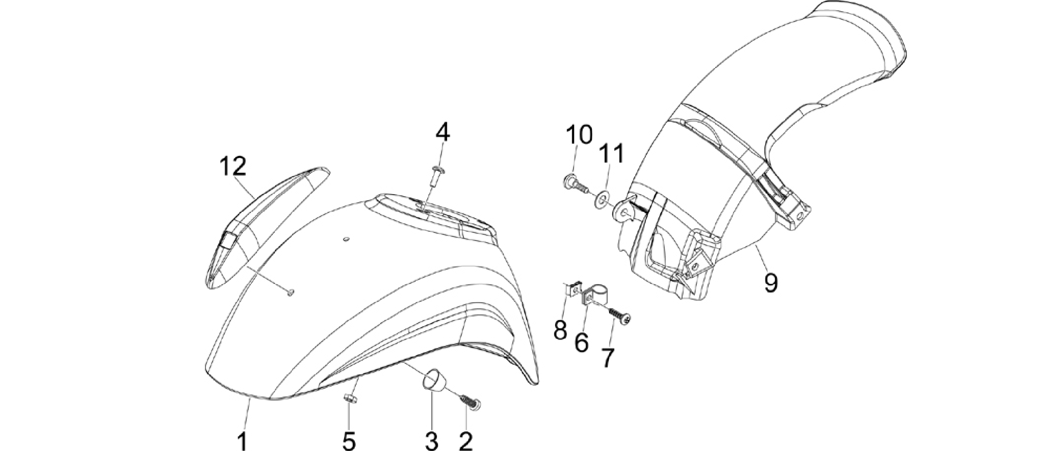 Wheel huosing - Mudguard