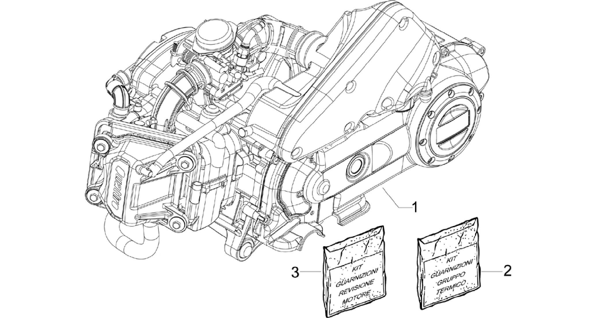 Engine, assembly