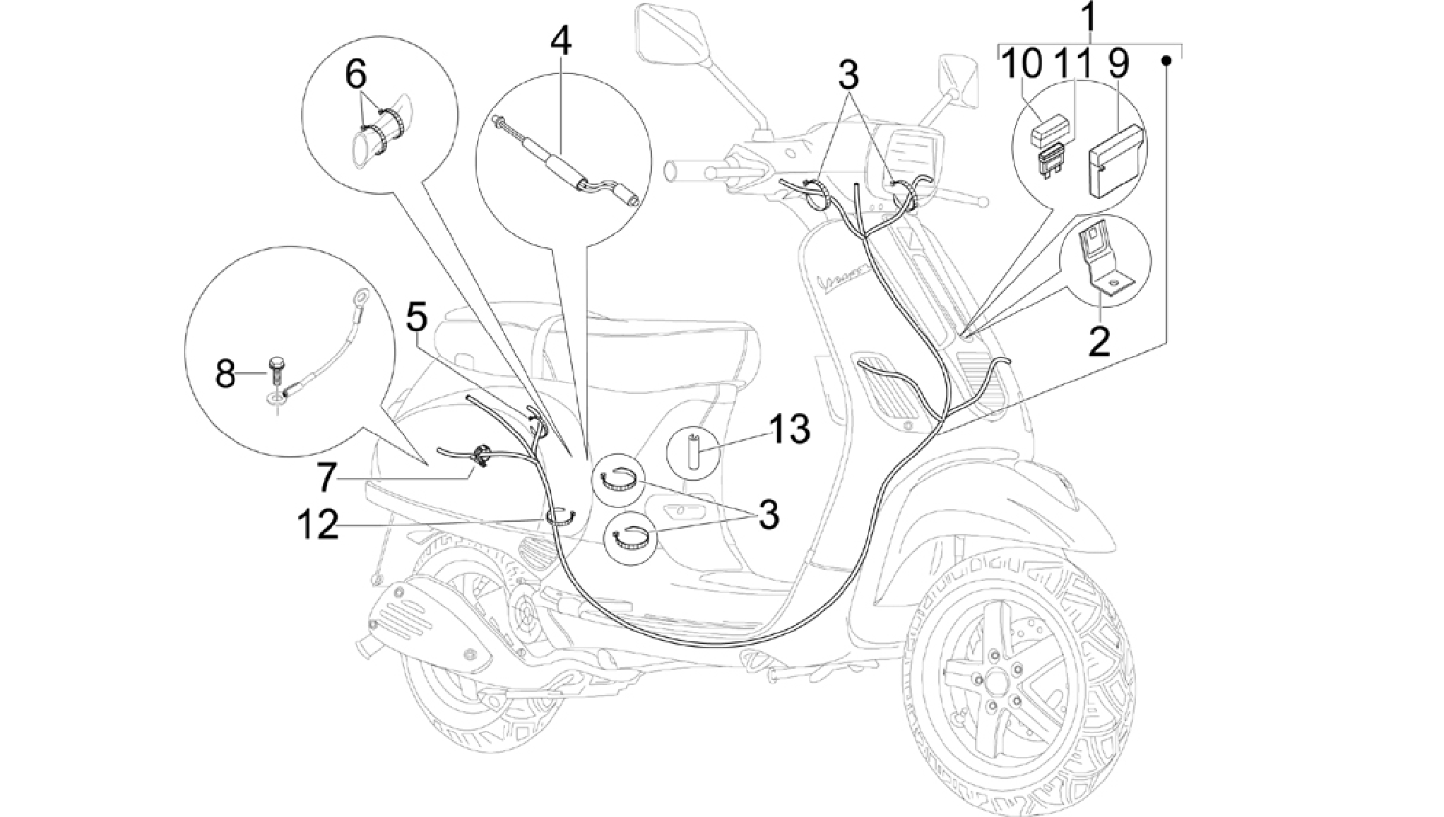 Main cable harness