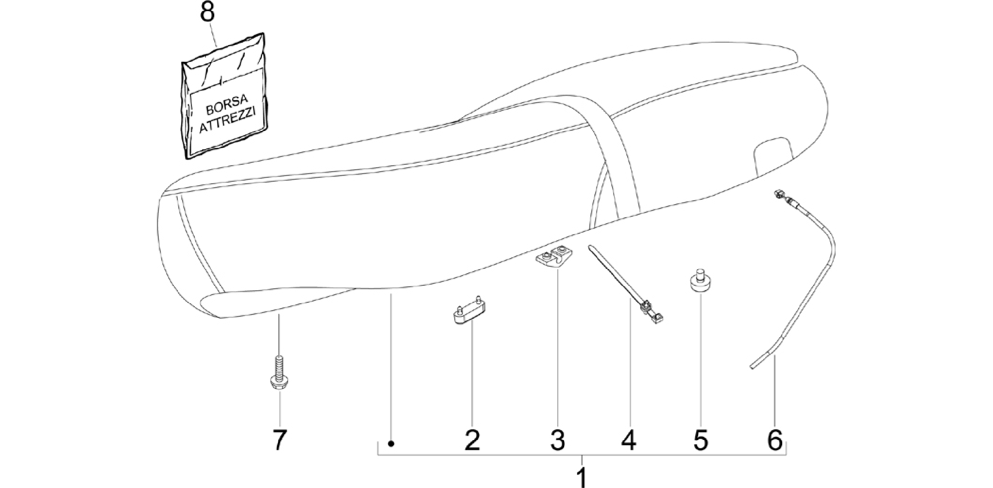 Saddle/seats