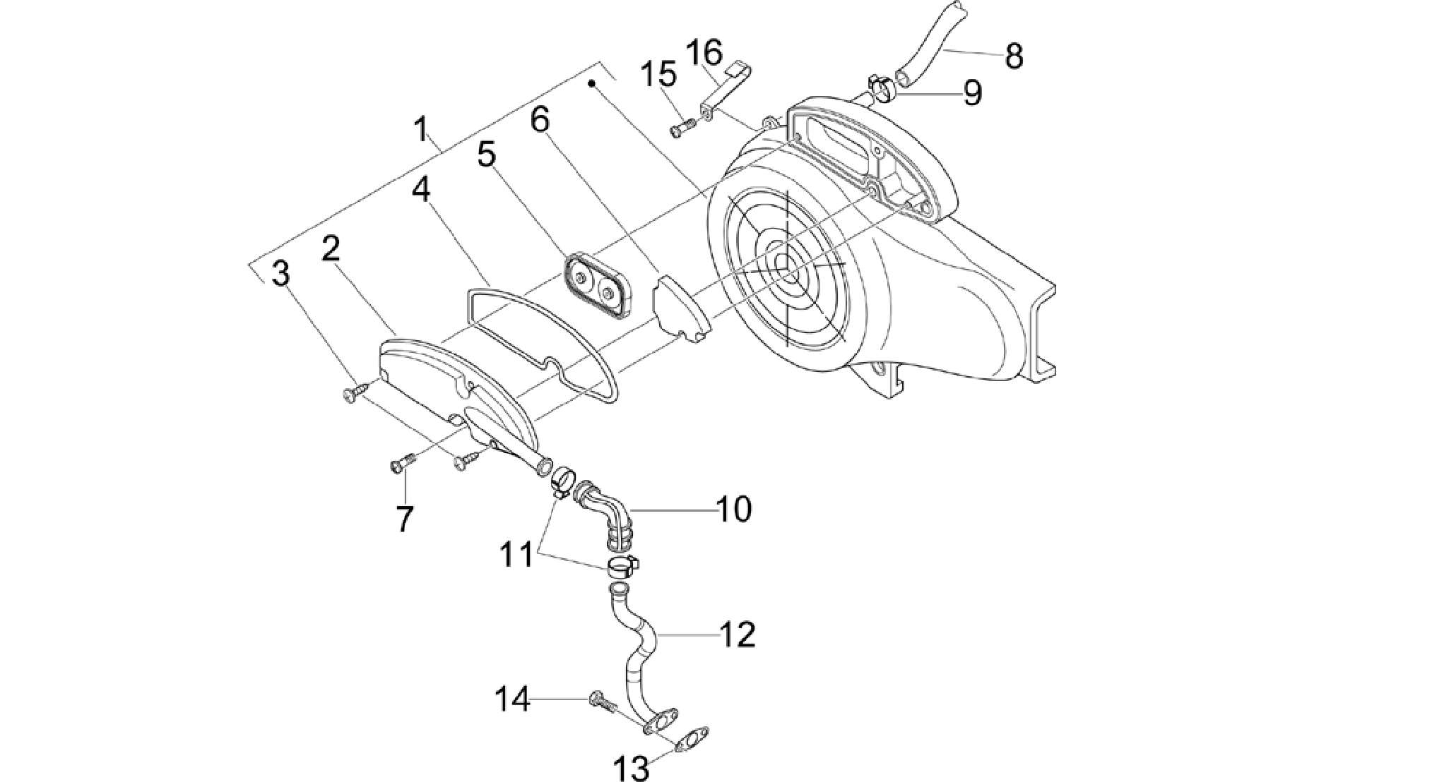 Secondary air box