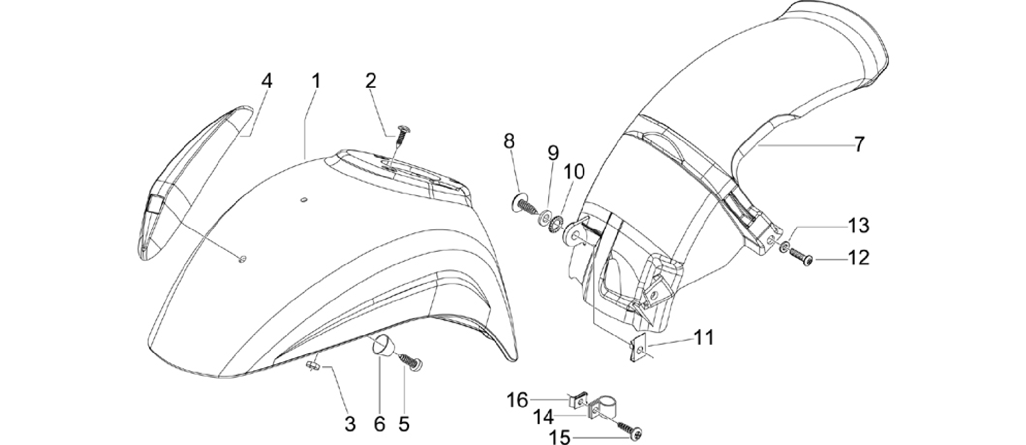 Wheel huosing - Mudguard