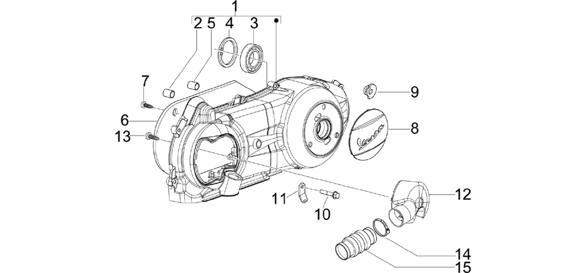 Crankcase cover - Crankcase cooling