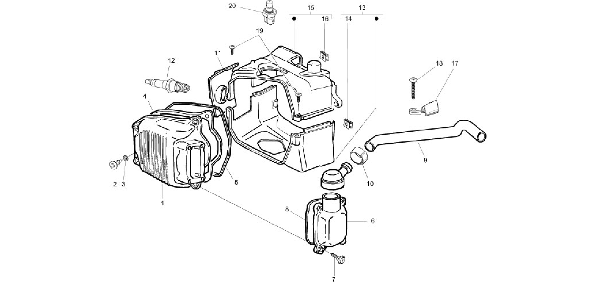 Cylinder head cover