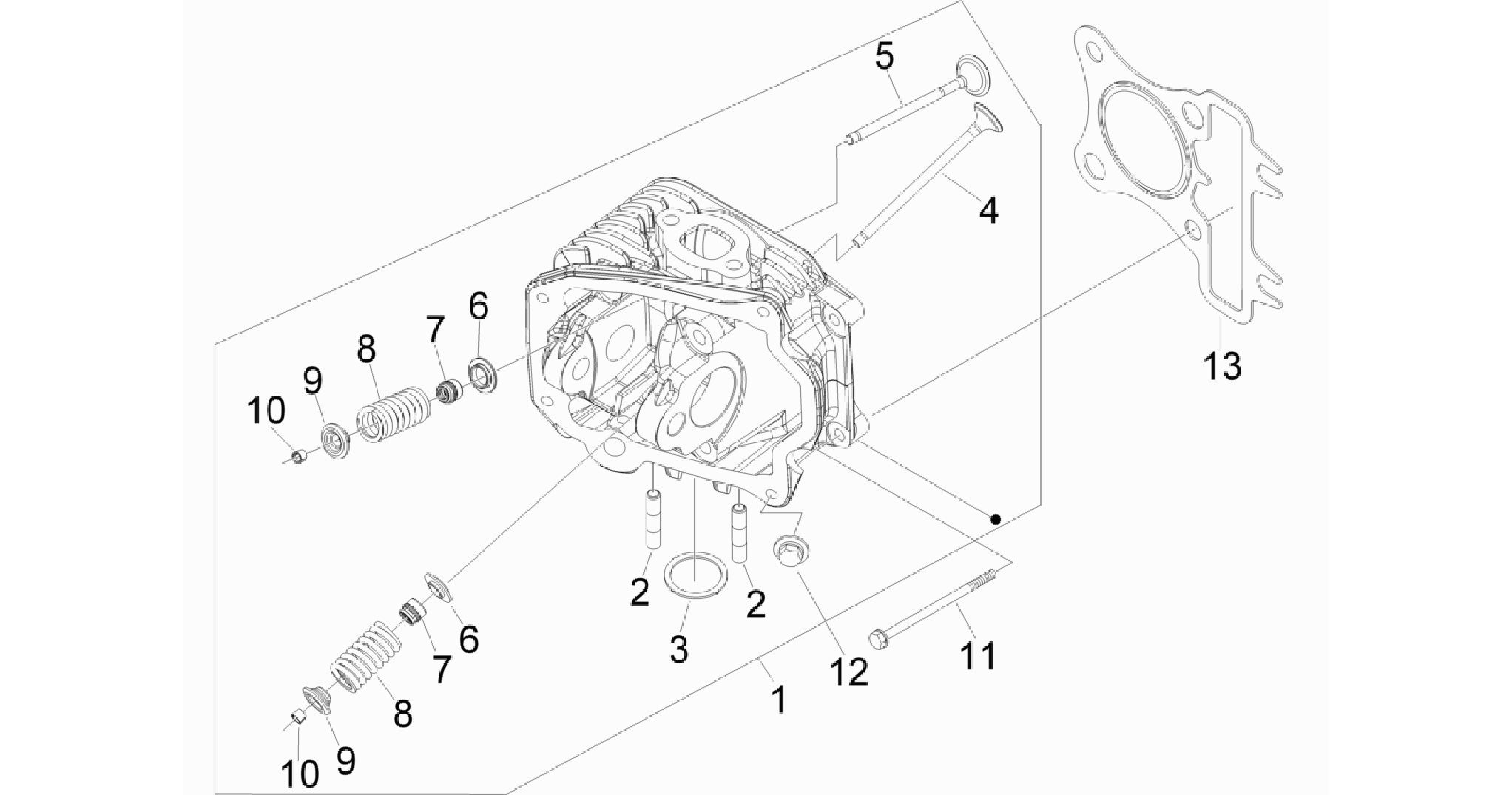 Cylinder head unit - Valve