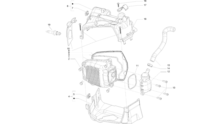 Cylinder head cover