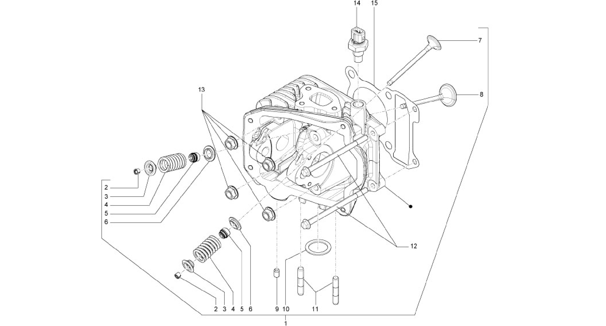 Cylinder head unit - Valve