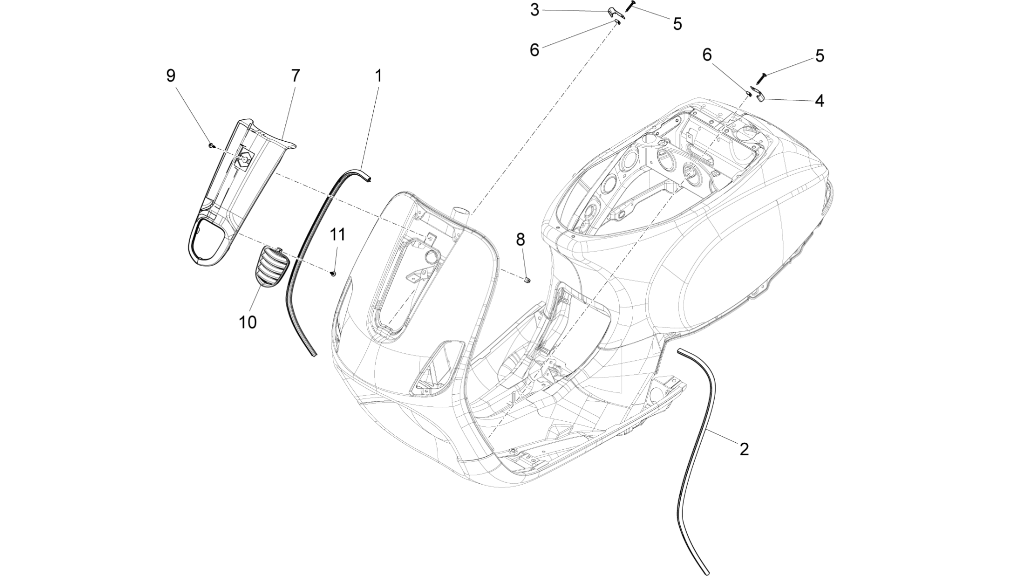 Front shield