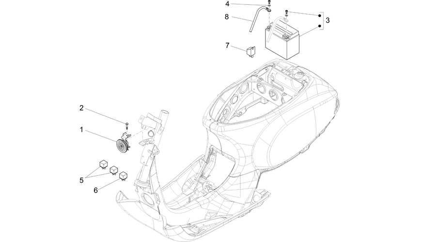 Remote control switches - Battery - Horn