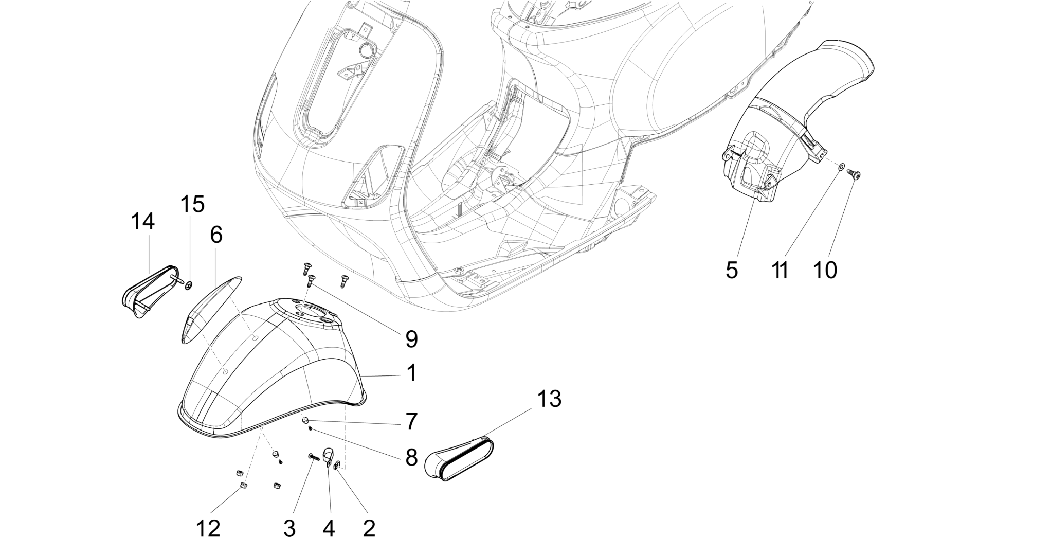 Wheel huosing - Mudguard