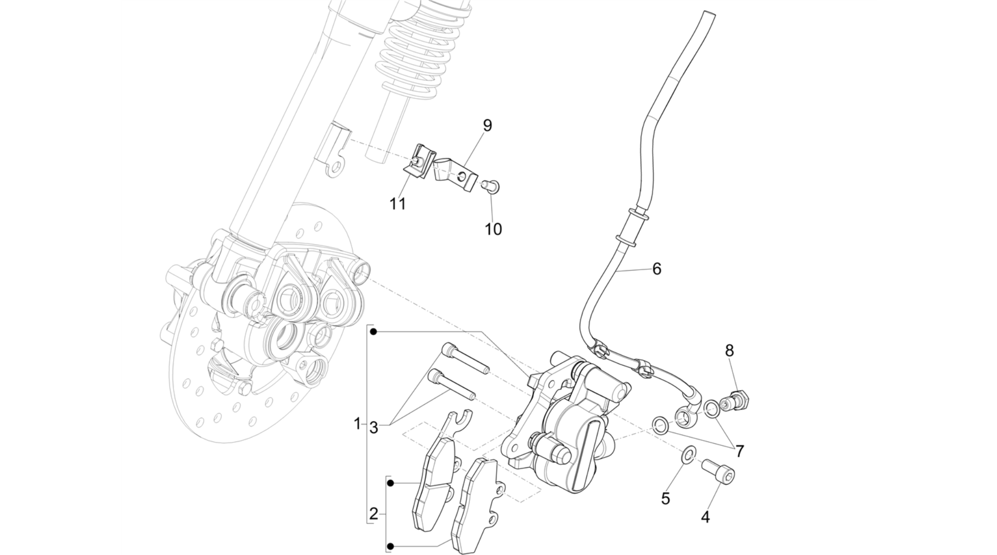 Brakes pipes - Calipers