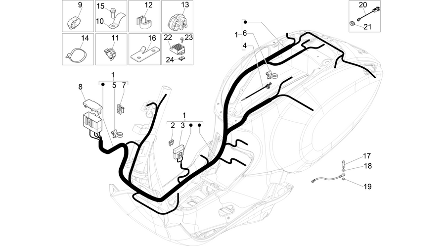 Main cable harness