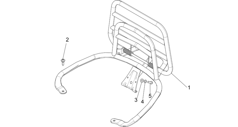 Rear luggage rack