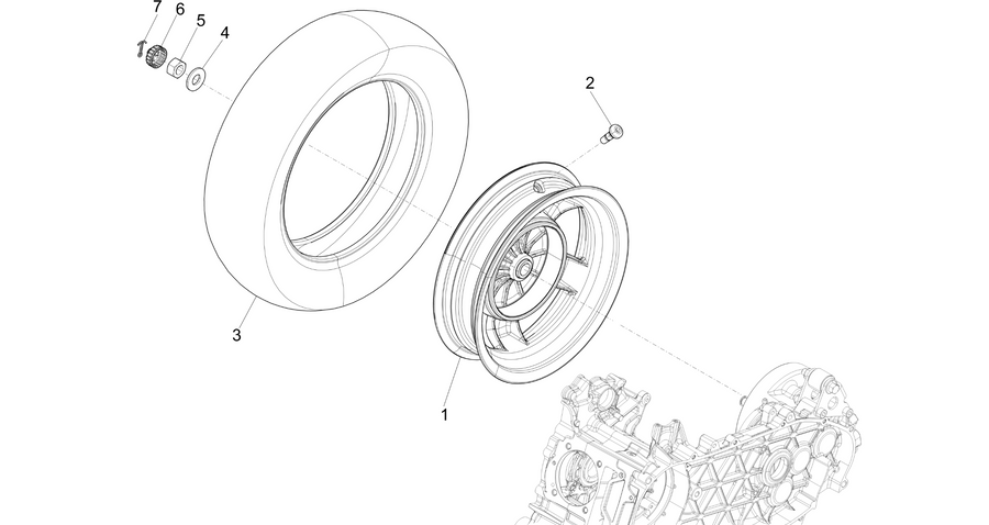 Rear wheel