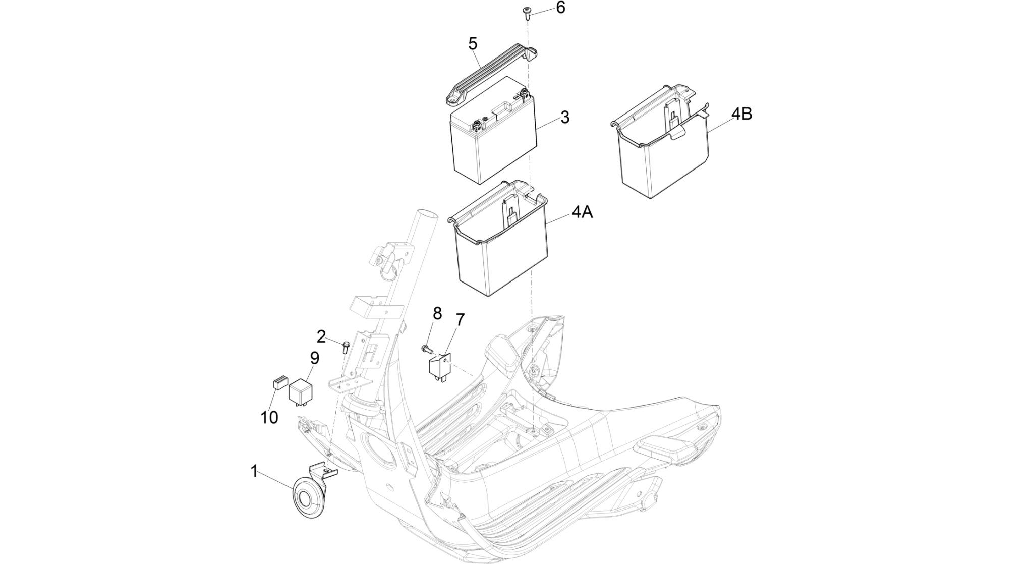 Remote control switches - Battery - Horn